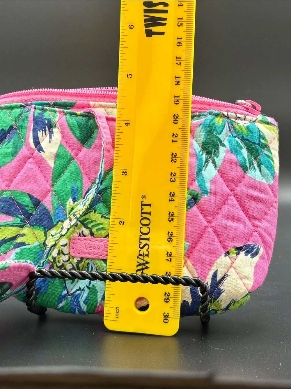 Vera Bradley quilted cosmetic